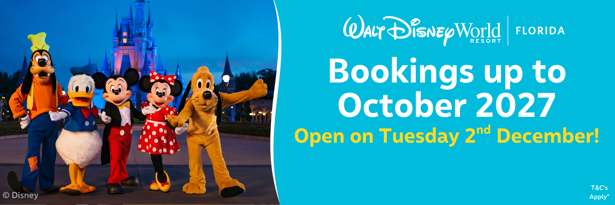 MagicBreaks Walt Disney World Bookings for 2027 Opening Soon! carousel banner