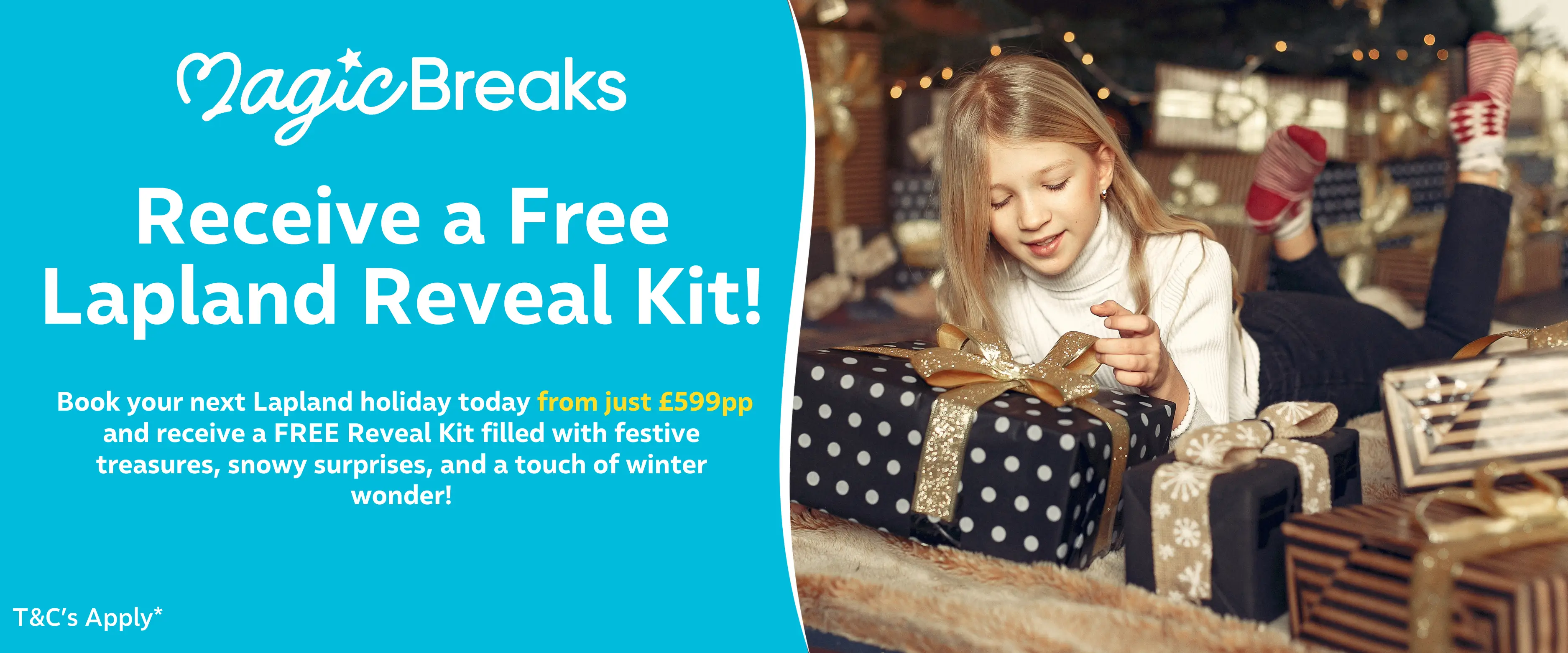 MagicBreaks Free Lapland Reveal Kit Homepage carousel banner