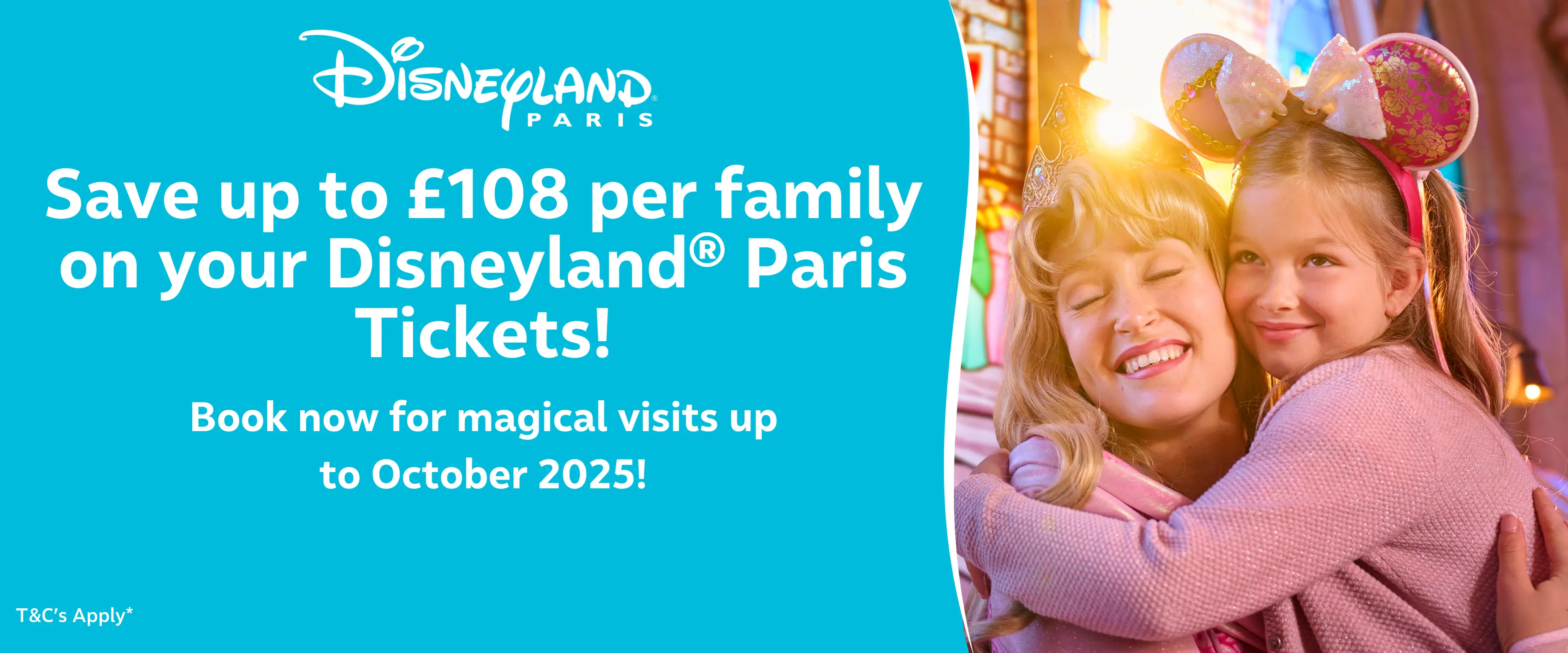 MagicBreaks £108 per family OFF DLP Offer carousel banner