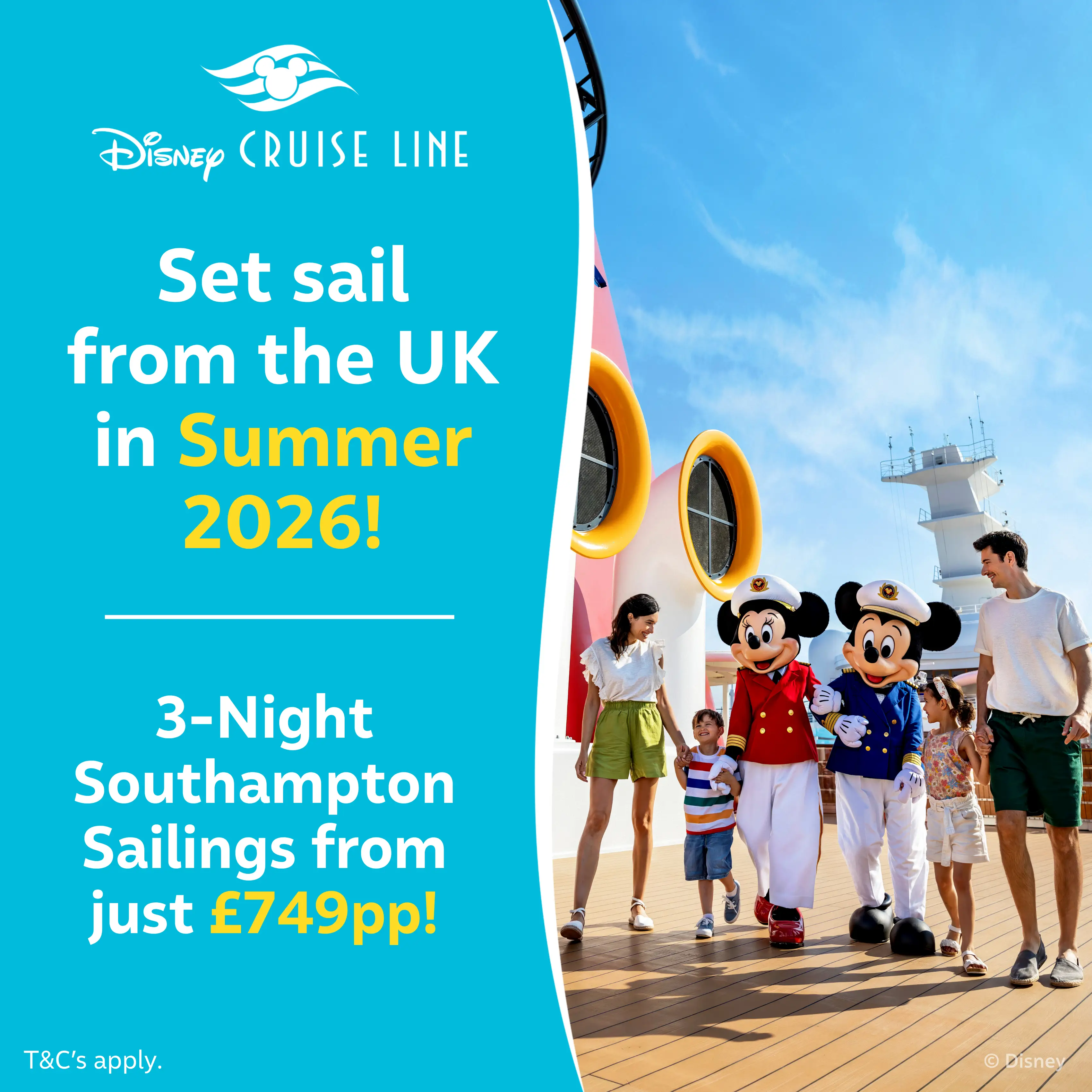 MagicBreaks Disney Cruise Line carousel banner