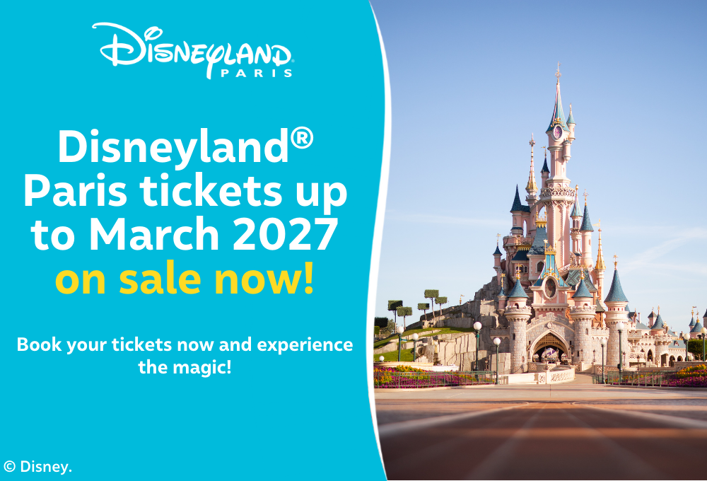 MagicBreaks Disneyland Paris 2026/2027 Tickets On Sale Now! carousel banner