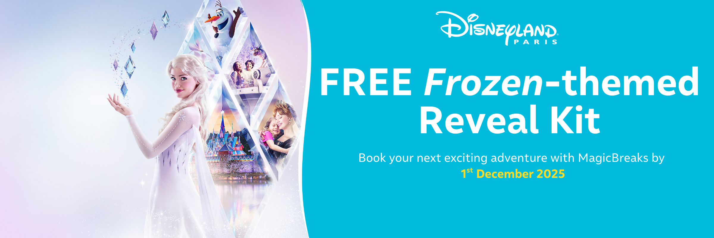MagicBreaks Frozen Reveal Kit carousel banner