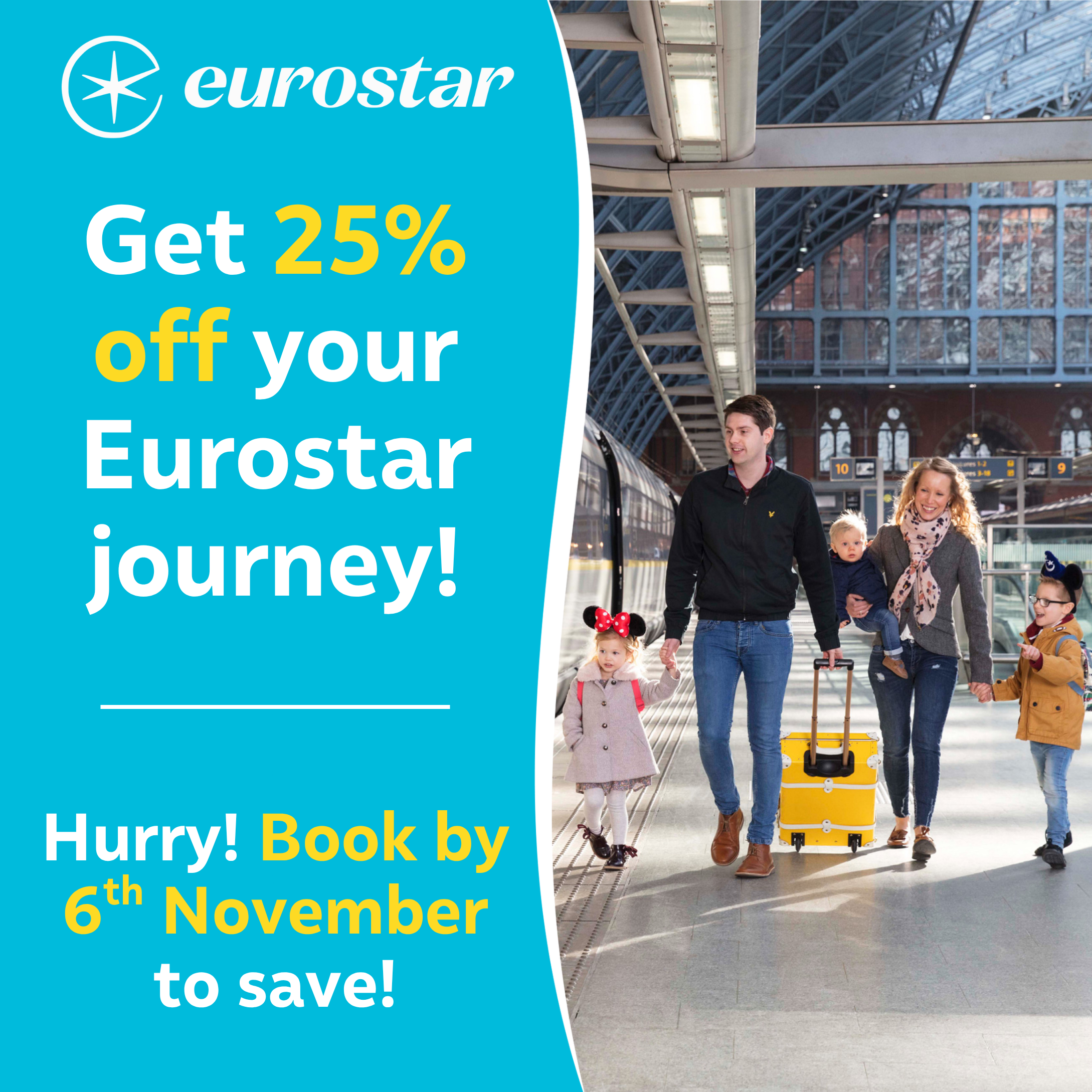 MagicBreaks EUROSTAR OFFER carousel banner