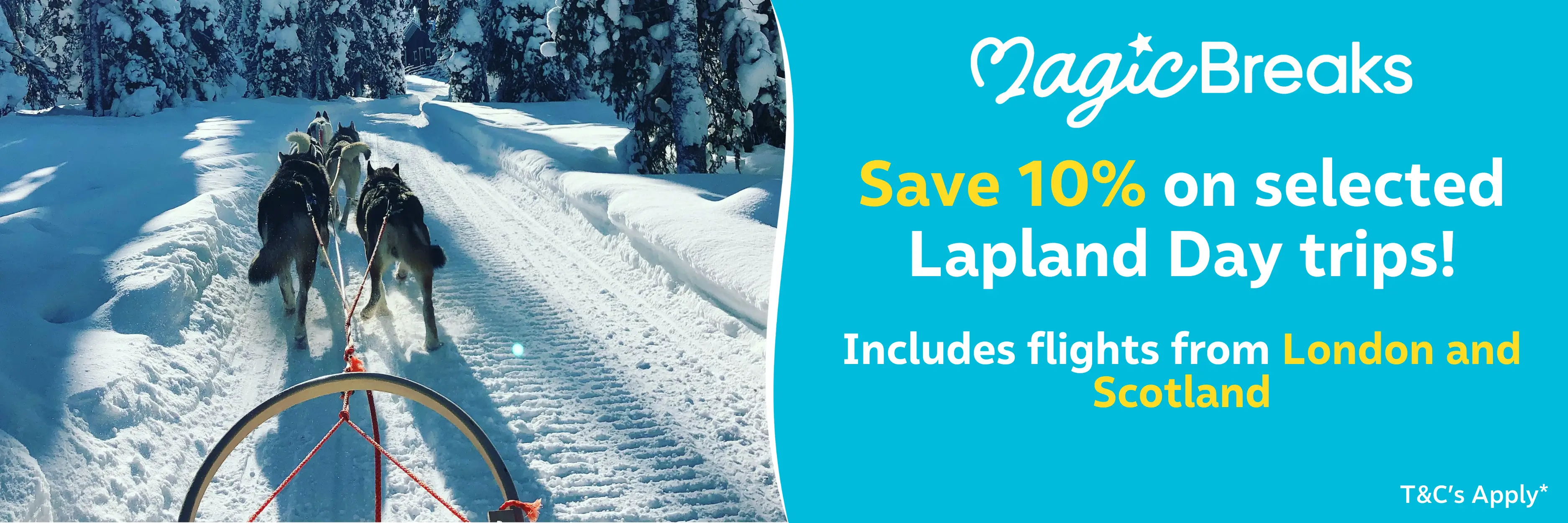 MagicBreaks SAVE 10% carousel banner