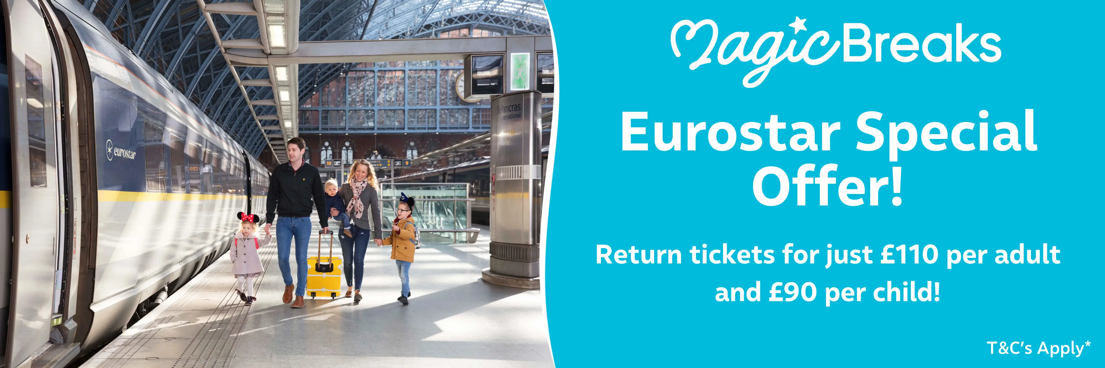 MagicBreaks Eurostar Special Offer carousel banner