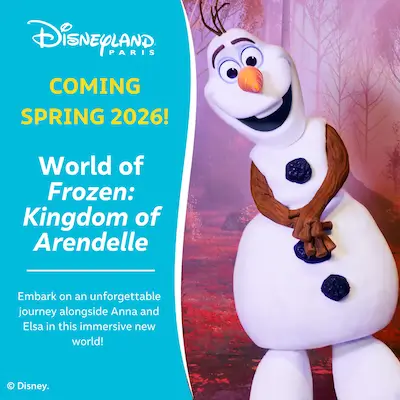 MagicBreaks World of Frozen Coming Spring 2026 carousel banner