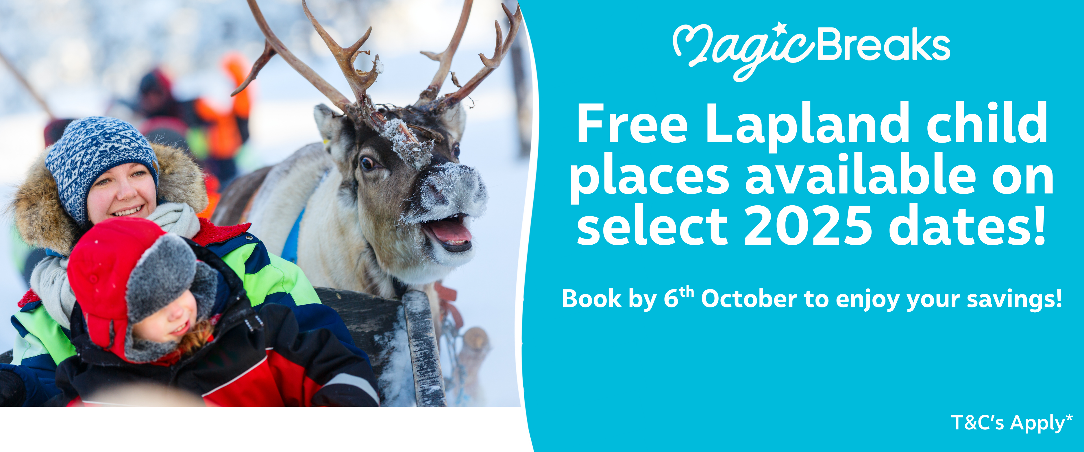 MagicBreaks Free Child Places 2025 6th Oct carousel banner