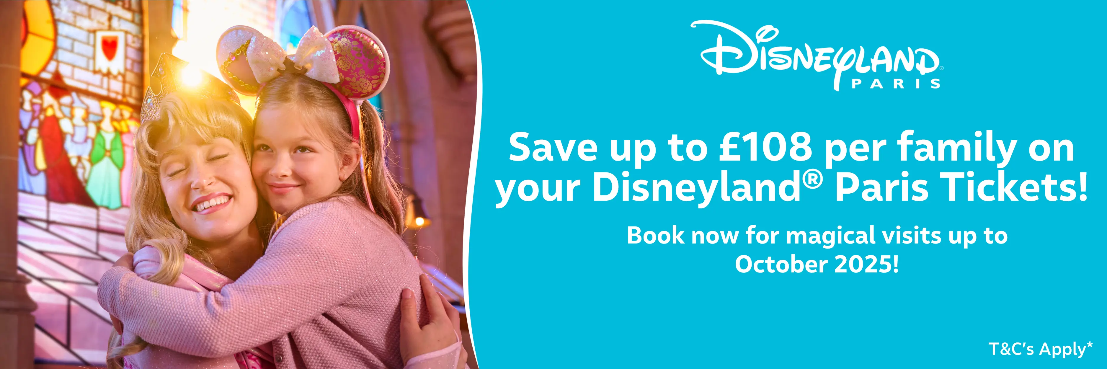 MagicBreaks £108 per family OFF Offer carousel banner