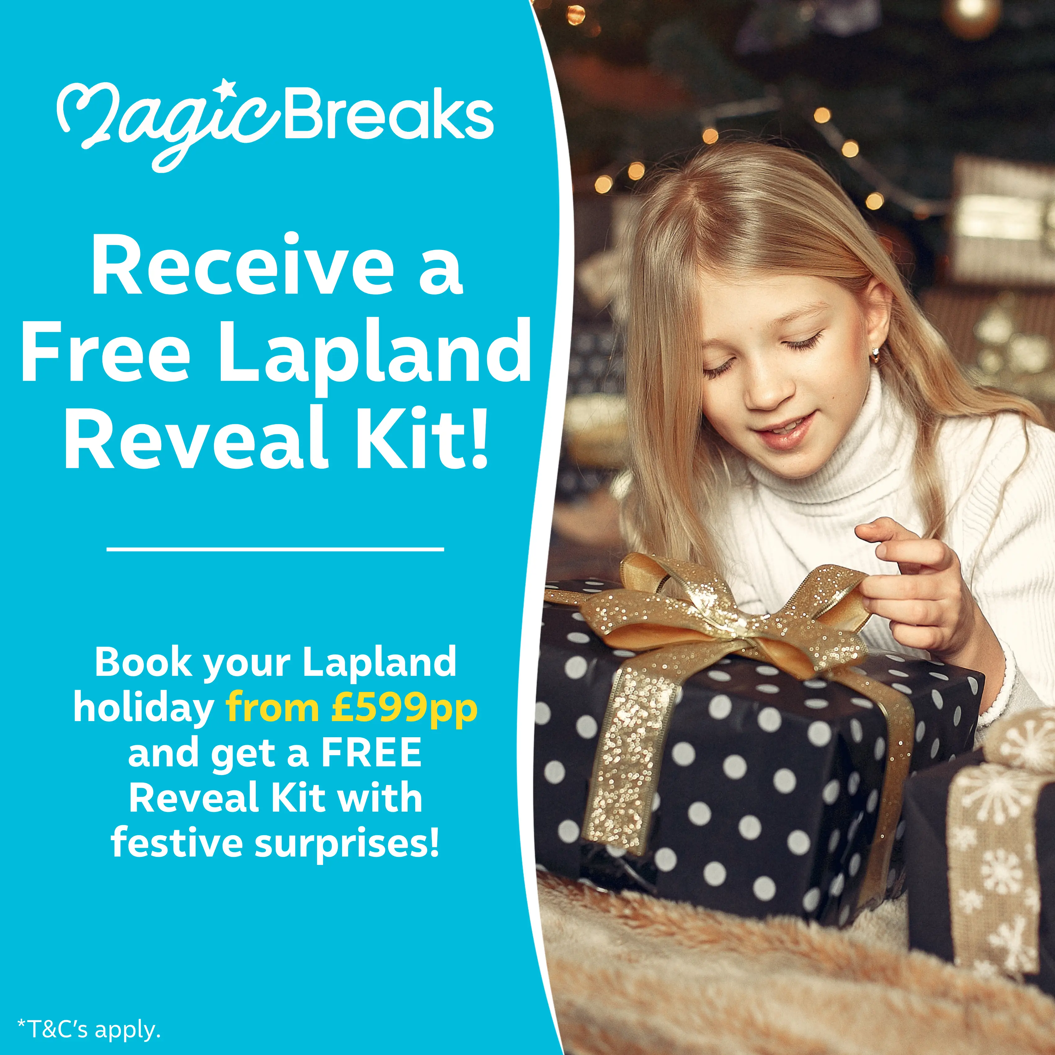 MagicBreaks Free Lapland Reveal Kit Homepage carousel banner