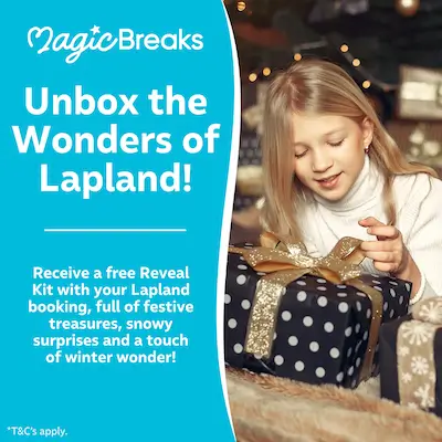 MagicBreaks Free Lapland Reveal Kit Homepage carousel banner