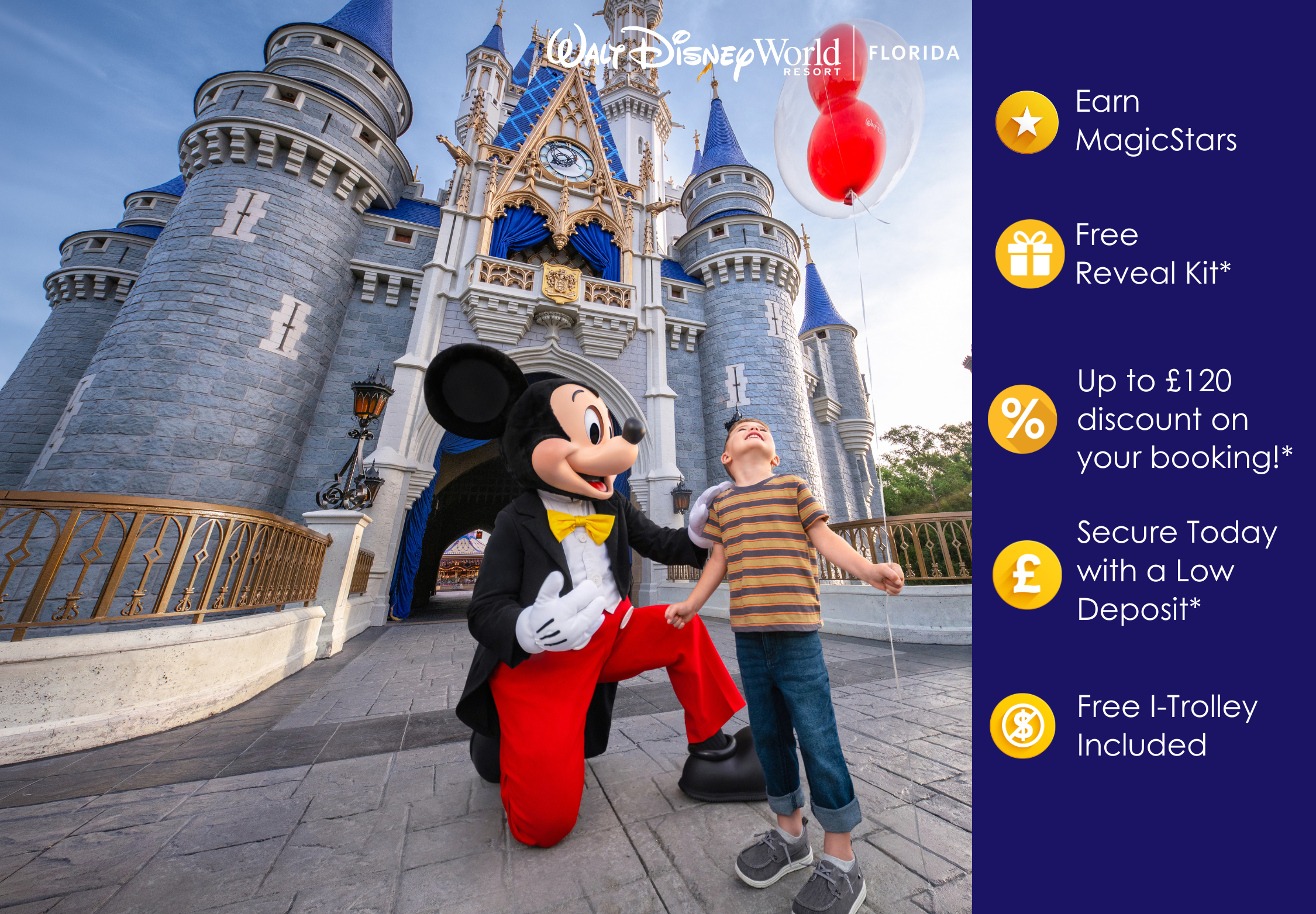 MagicBreaks Free Dining & Drinks at Walt Disney World carousel banner